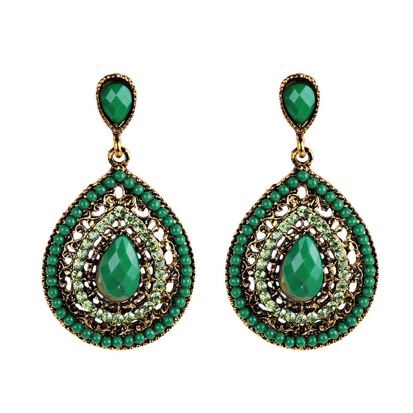 Wholesale Bohemia Drops Alloy Earrings